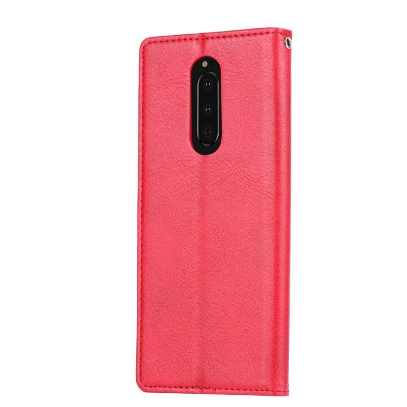 Pouzdra Na Sony Xperia 1 Kožené Pouzdro Na Karty