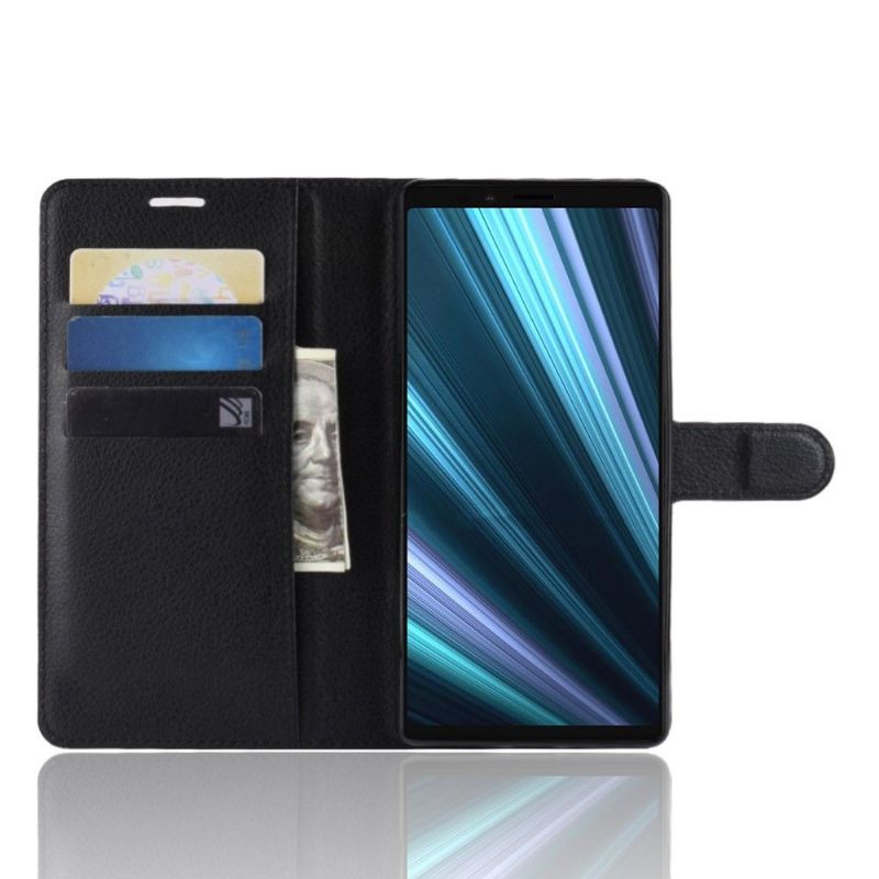 Pouzdra Na Sony Xperia 1 Stylový Kožený Držák Na Karty