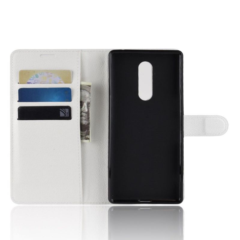 Pouzdra Na Sony Xperia 1 Stylový Kožený Držák Na Karty