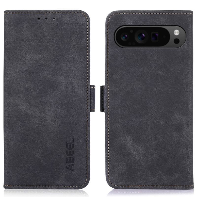 Kožený Kryt Google Pixel 9 Pro Xl Abeel Vintage Umělá Kůže