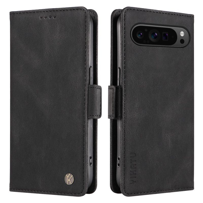 Kožený Kryt Google Pixel 9 Pro Xl Vintage Yikatu