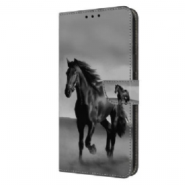 Kožený Kryt Google Pixel 9 Pro Xl Černý Kůň