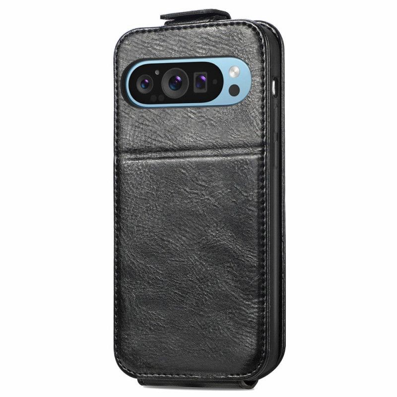 Kožený Kryt Na Google Pixel 9 Pro Xl Svislá Kapsa Na Zip