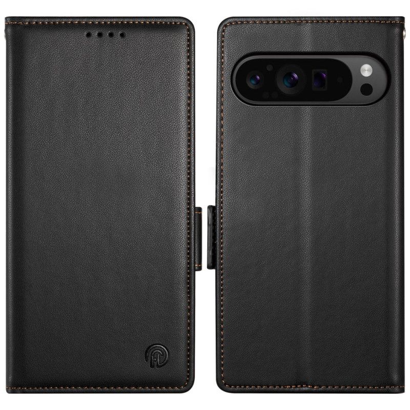 Peněženková Pouzdra Google Pixel 9 Pro Xl Kryty Na Mobil Dvojitá Spona Z Umělé Kůže