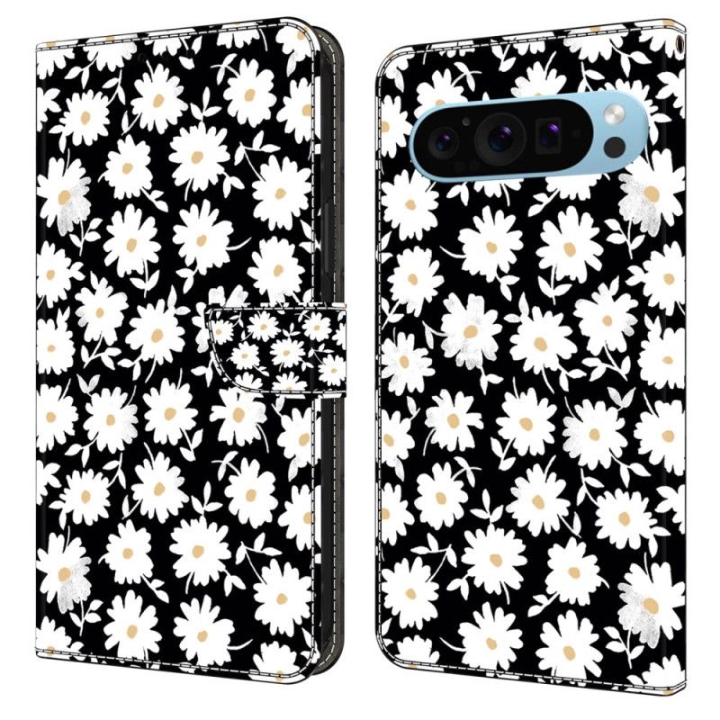 Peněženková Pouzdra Google Pixel 9 Pro Xl Kryty Na Mobil Květinová