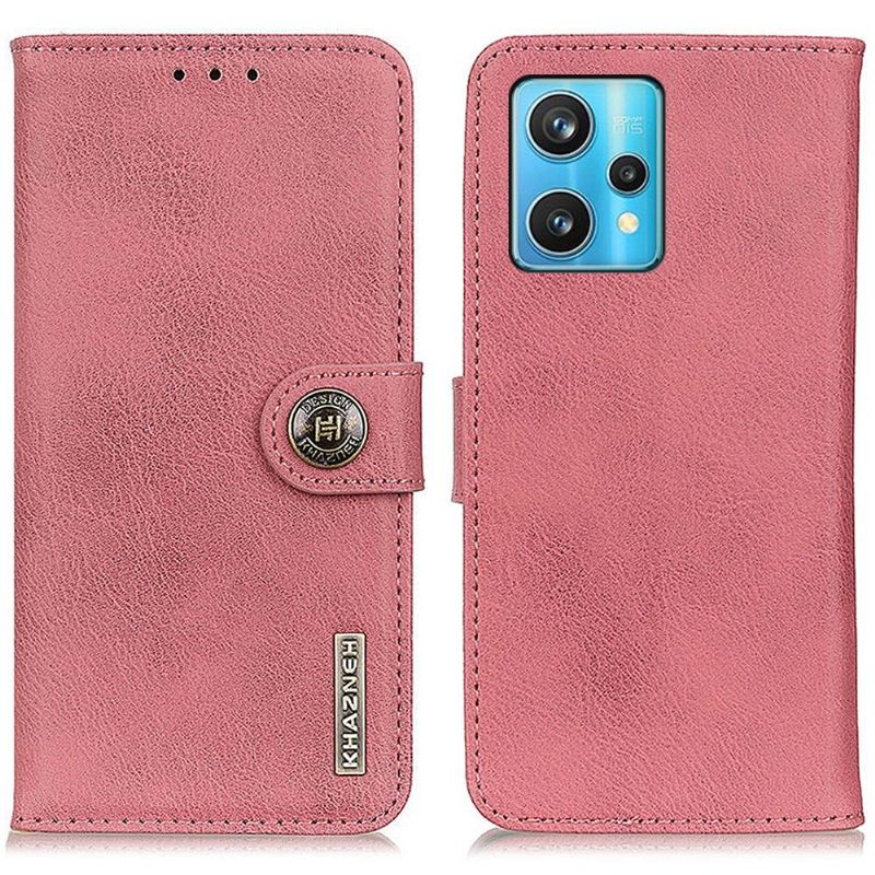 Flipové Pouzdro Na Realme 9 Pro Plus Khazneh Imitace Kůže