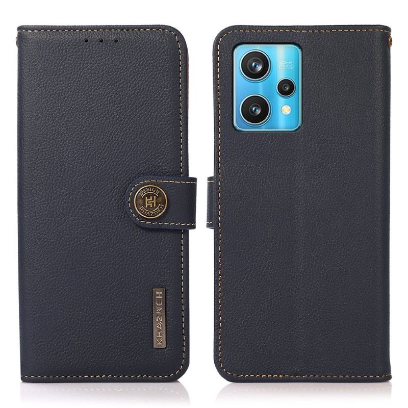 Flipové Pouzdro Na Realme 9 Pro Plus Klasická Kůže Khazneh