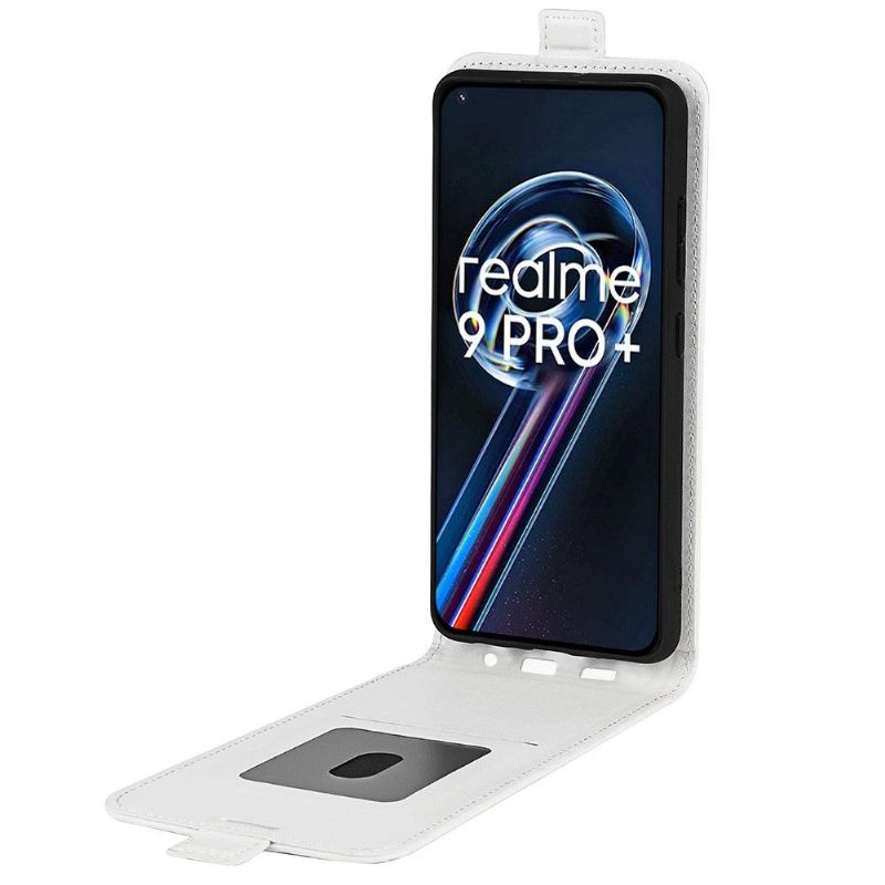 Flipové Pouzdro Na Realme 9 Pro Plus Kožené Pouzdro Vertikální Umělá Kůže