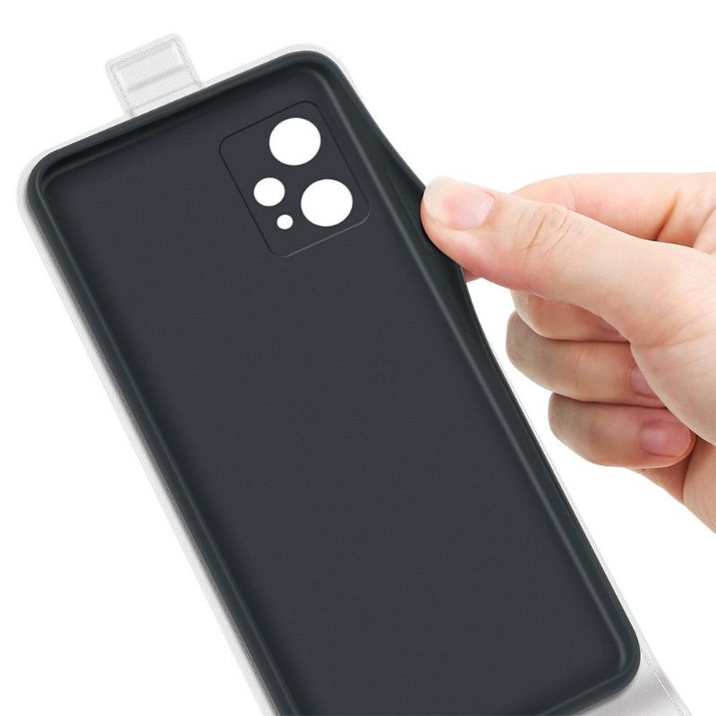 Flipové Pouzdro Na Realme 9 Pro Plus Kožené Pouzdro Vertikální Umělá Kůže