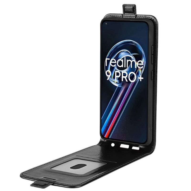 Flipové Pouzdro Na Realme 9 Pro Plus Kožené Pouzdro Vertikální Umělá Kůže