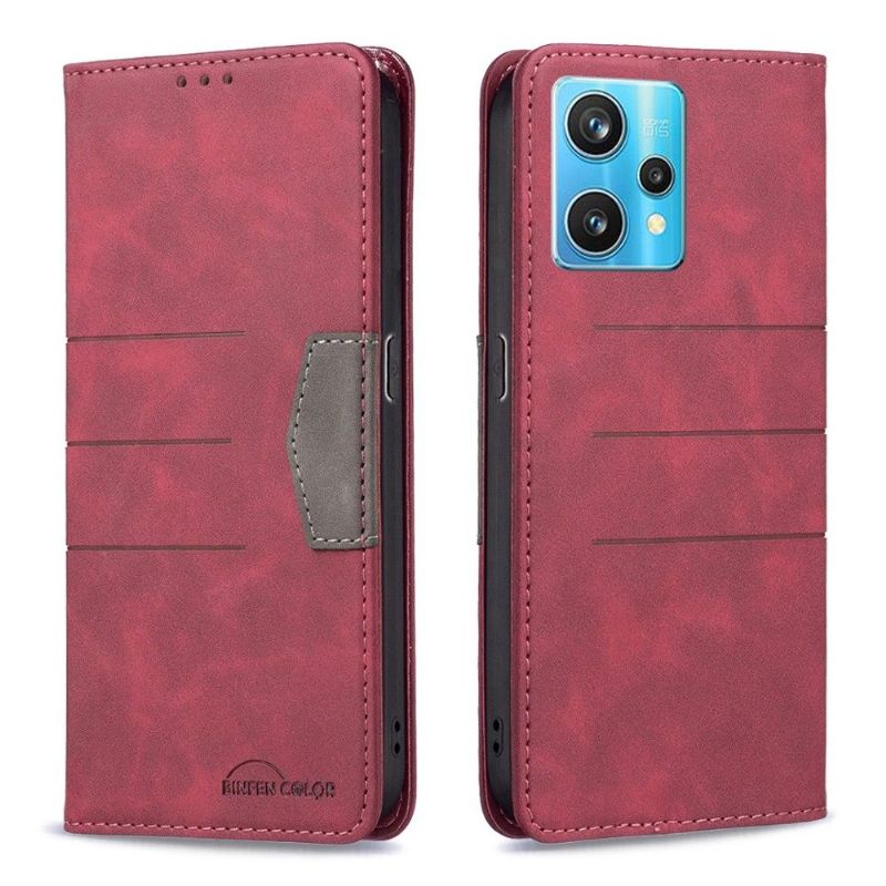 Kožené Pouzdro Na Realme 9 Pro Plus Flipové Pouzdro Binfen Color Flip Umělá Kůže