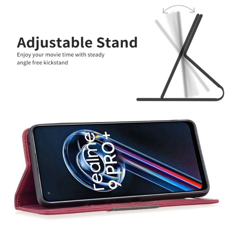 Kožené Pouzdro Na Realme 9 Pro Plus Flipové Pouzdro Binfen Color Flip Umělá Kůže