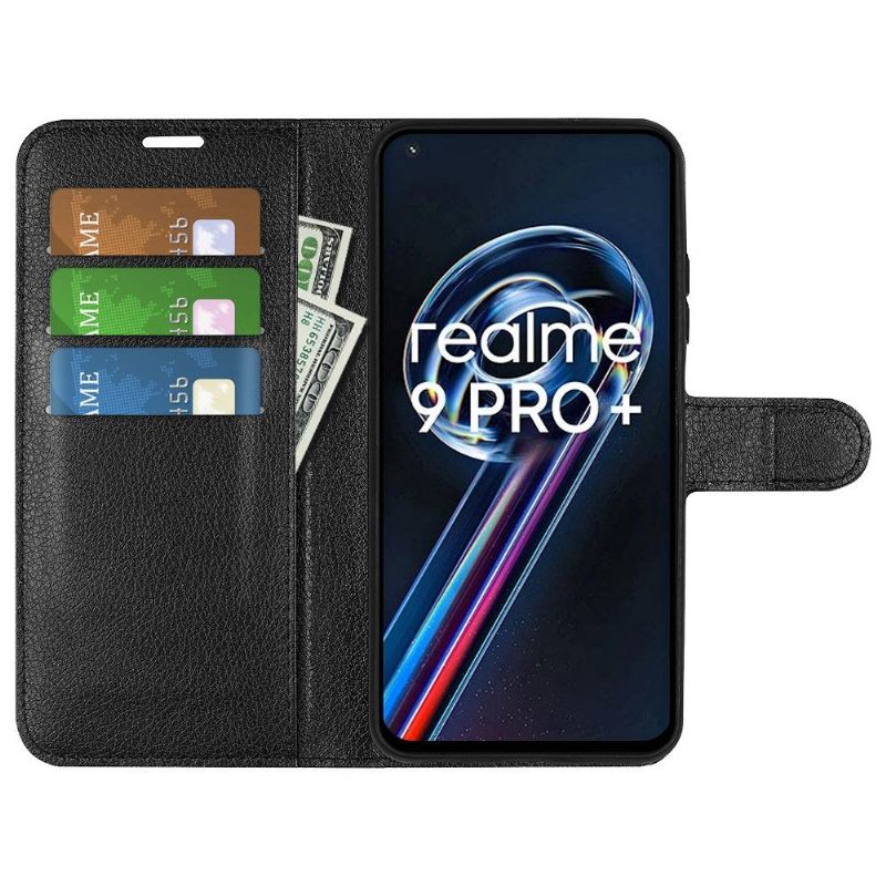 Kožené Pouzdro Na Realme 9 Pro Plus Peněženkové Pouzdro Styl Kůže