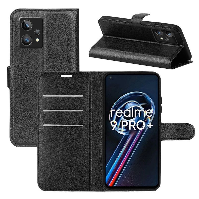Kožené Pouzdro Na Realme 9 Pro Plus Peněženkové Pouzdro Styl Kůže