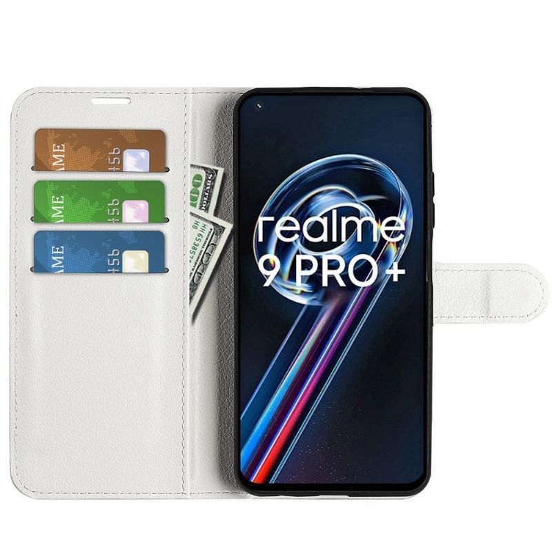 Kožené Pouzdro Na Realme 9 Pro Plus Peněženkové Pouzdro Styl Kůže