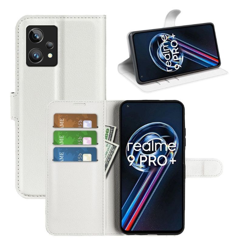 Kožené Pouzdro Na Realme 9 Pro Plus Peněženkové Pouzdro Styl Kůže