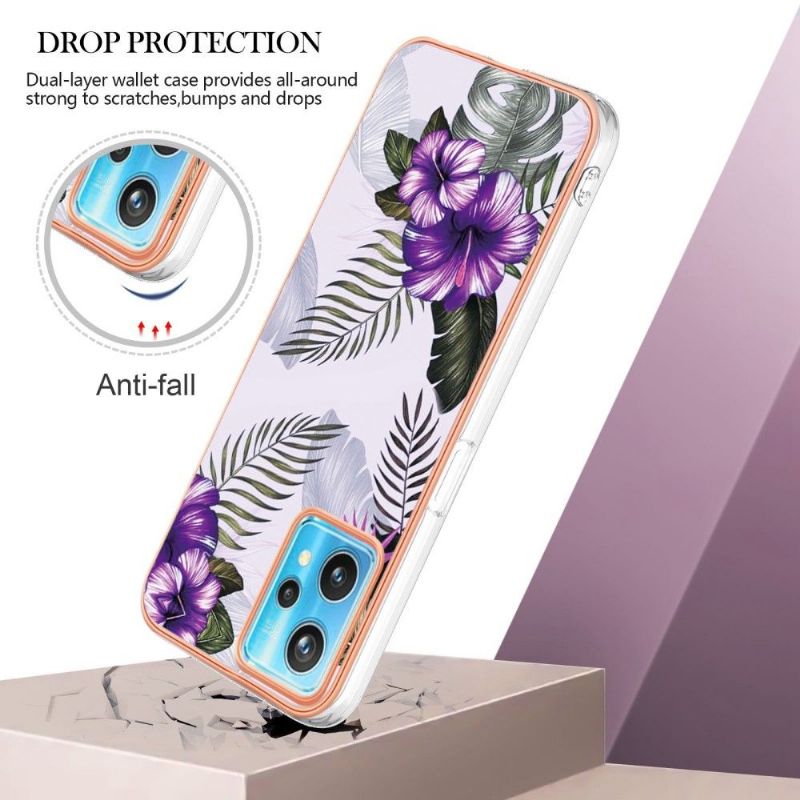 Kryt Na Realme 9 Pro Plus Exotické Květiny