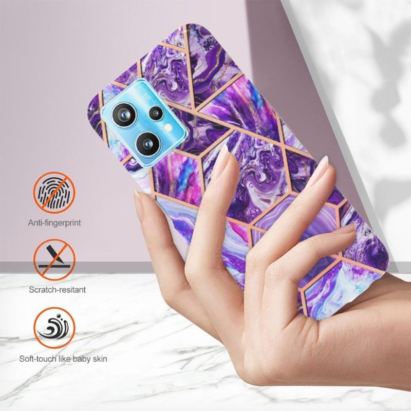 Kryt Na Realme 9 Pro Plus Geometrický Vzor Mramoru