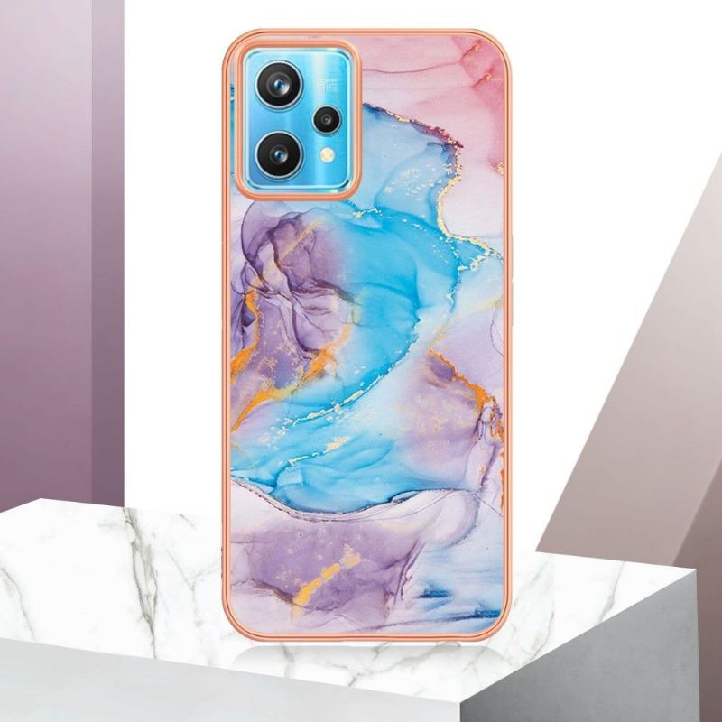 Kryt Na Realme 9 Pro Plus Modrý Mramor