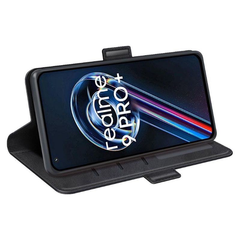 Pouzdra Na Realme 9 Pro Plus Peněženkové Pouzdro Matný Potah Z Umělé Kůže