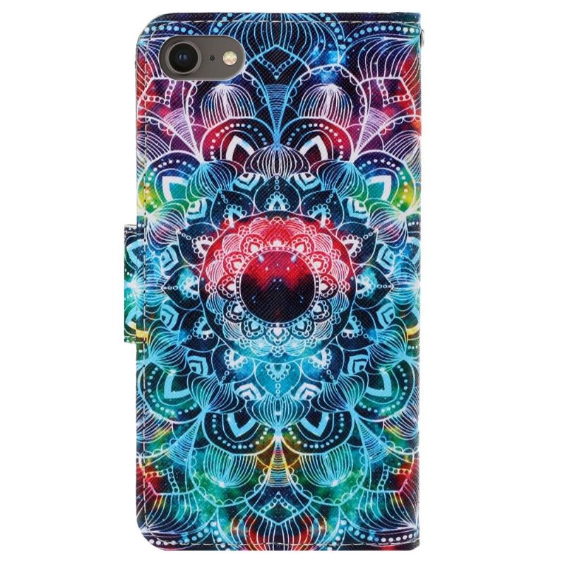 Flipové Pouzdro Na iPhone SE 2022 Barevná Mandala