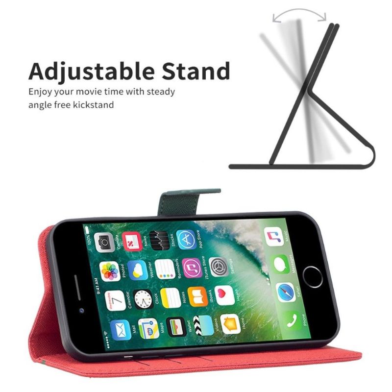Kožené Pouzdro Na iPhone SE 2022 Binfen Series 9