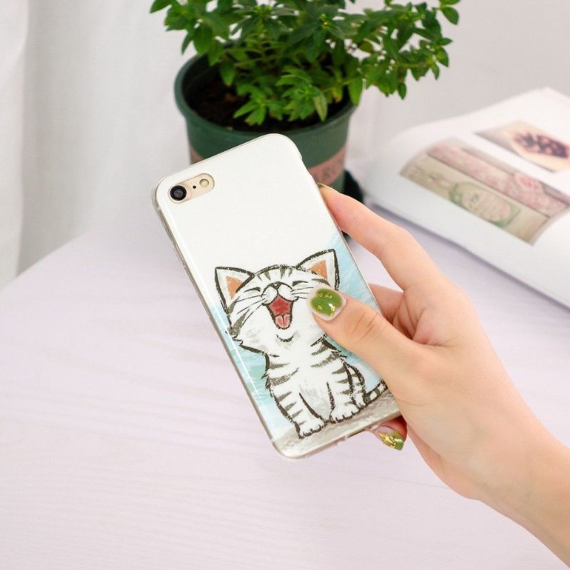 Kryt Na iPhone SE 2022 Fluorescenční Obsah Chatu