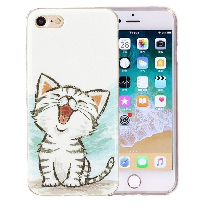 Kryt Na iPhone SE 2022 Fluorescenční Obsah Chatu