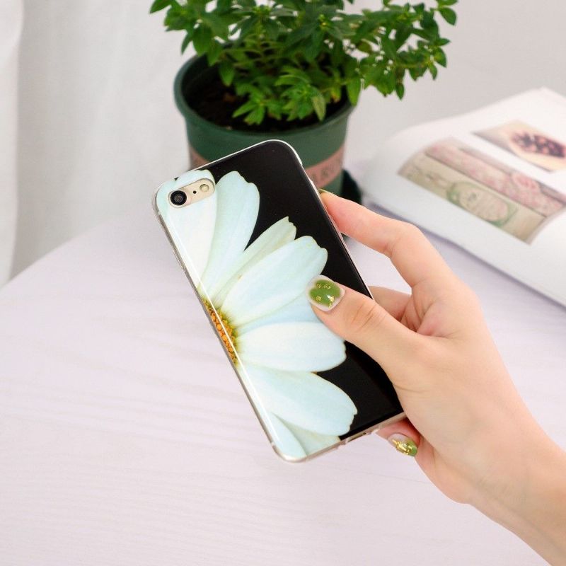 Kryt Na iPhone SE 2022 Fluorescenční Sedmikráska