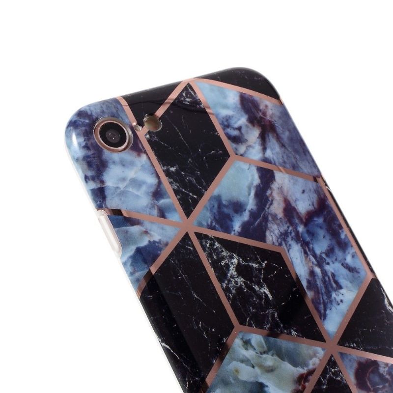 Kryt Na iPhone SE 2022 Geometrický Vzor Mramoru