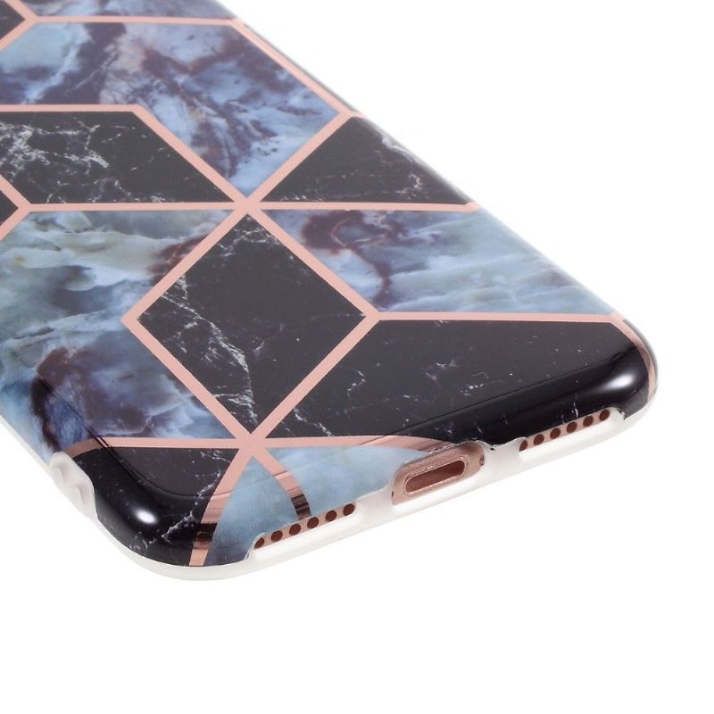 Kryt Na iPhone SE 2022 Geometrický Vzor Mramoru