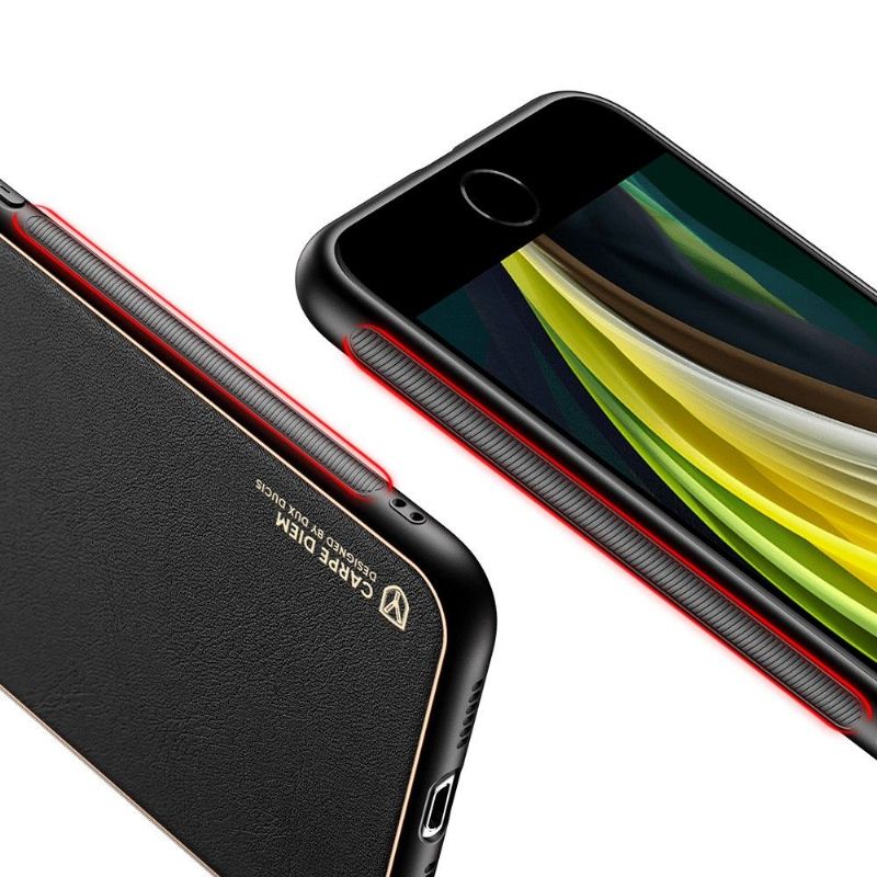 Kryt Na iPhone SE 2022 Kožený Efekt Řady Yolo
