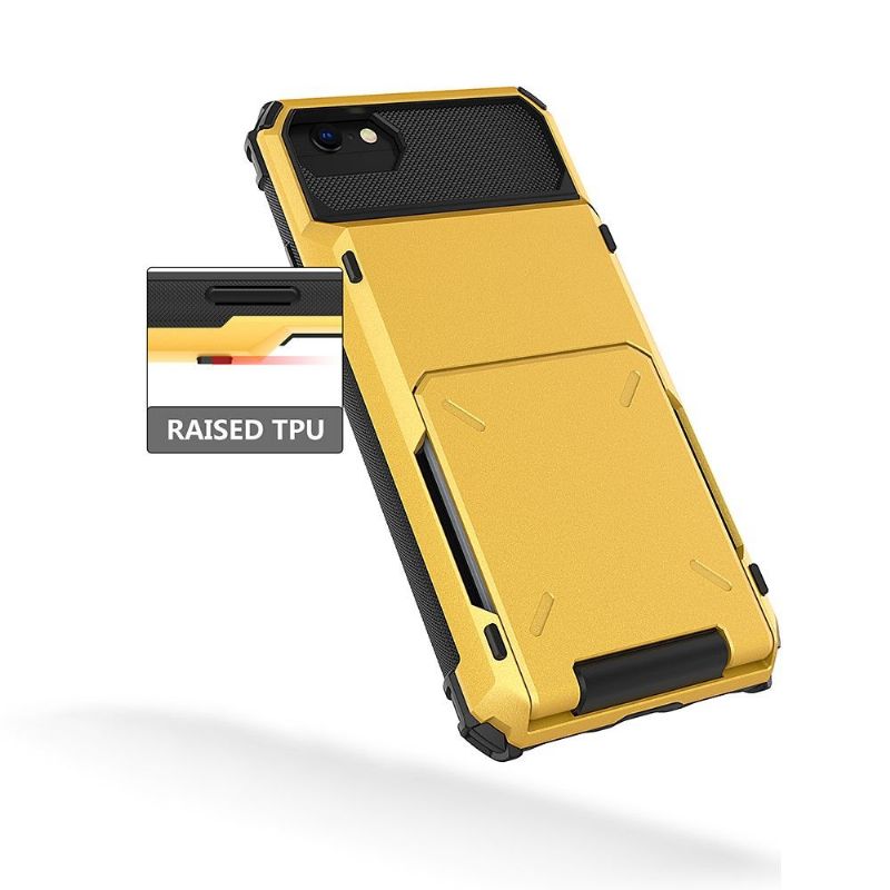 Kryt Na iPhone SE 2022 Ochranný Flipové Pouzdro Ochrana Proti Převrácení Držáku Karty