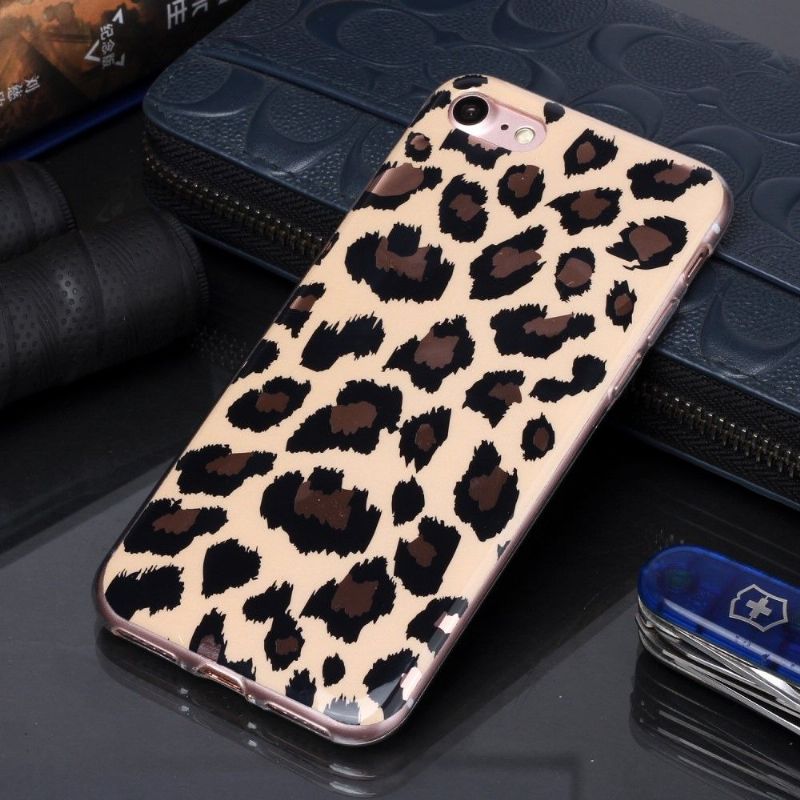 Kryt Na iPhone SE 2022 V Gelovém Leopardovi