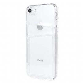 Kryt Na iPhone SE 2022 Vymažte Držitel Karty