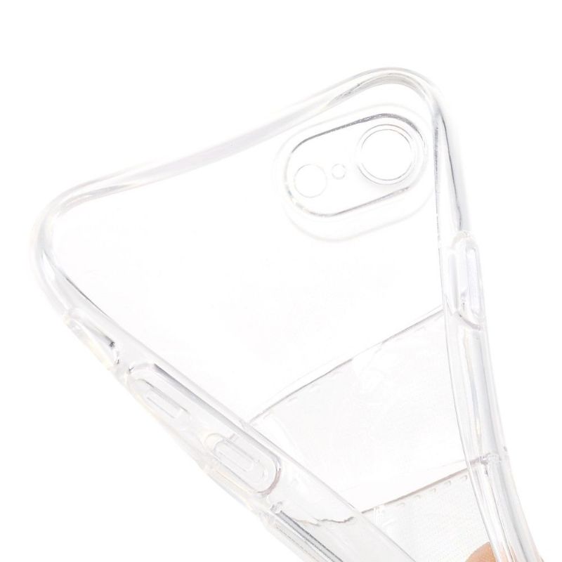 Kryt Na iPhone SE 2022 Vymažte Držitel Karty