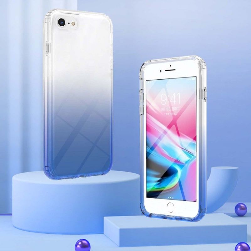 Kryt Na iPhone SE 2022 Čistý Přechod S Tvrzeným Sklem