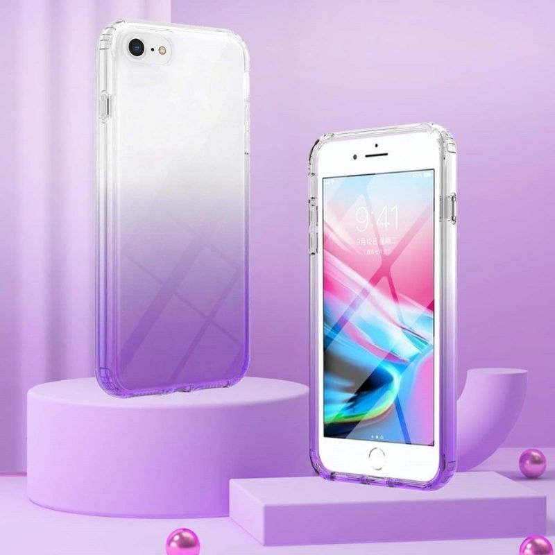 Kryt Na iPhone SE 2022 Čistý Přechod S Tvrzeným Sklem