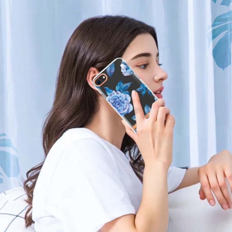 Kryty Na Mobil Na iPhone SE 2022 Fialová Pivoňka