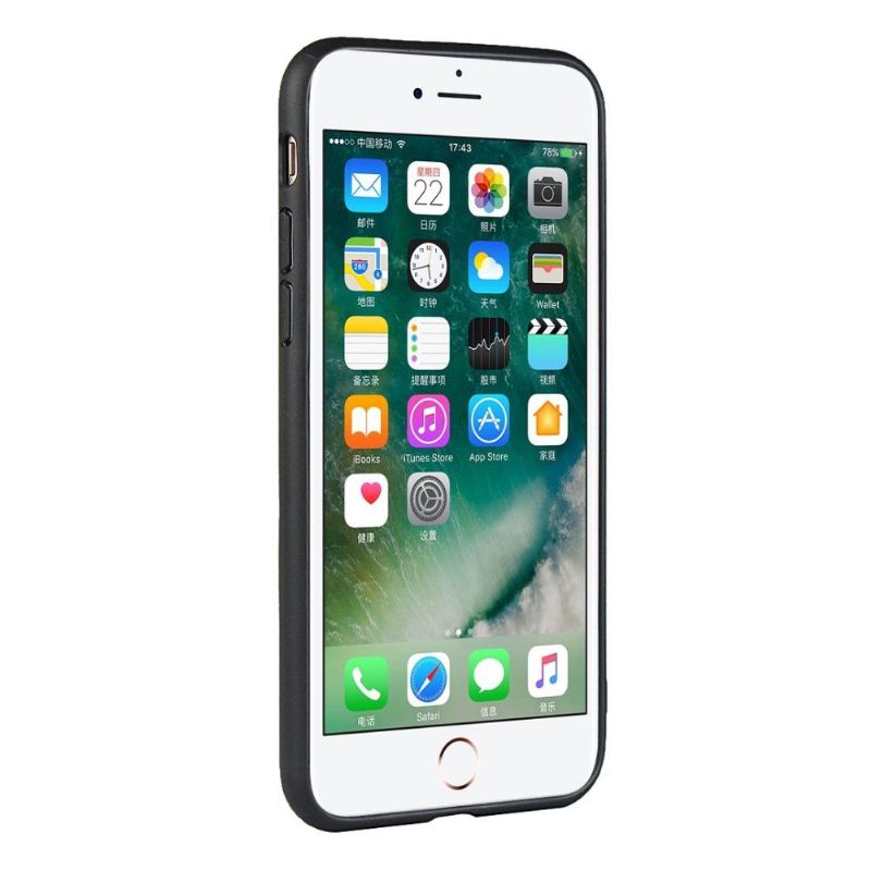 Kryty Na Mobil Na iPhone SE 2022 Kožený Držák Karet S Efekty