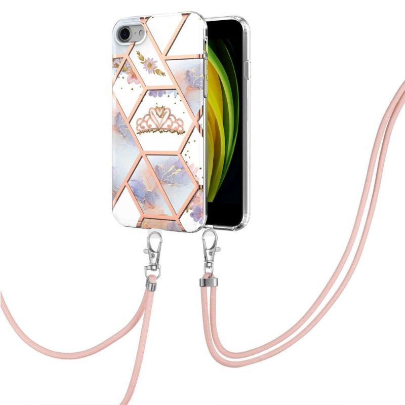 Kryty Na Mobil Na iPhone SE 2022 Na Lana Mramor A Koruna