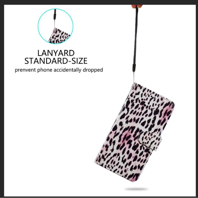 Flipové Pouzdro Na Samsung Galaxy A72 4G / A72 5G Leopardí Vzor