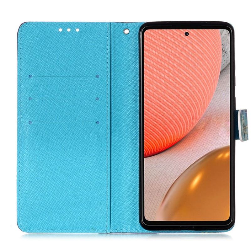 Flipové Pouzdro Na Samsung Galaxy A72 4G / A72 5G Vzor Calavera