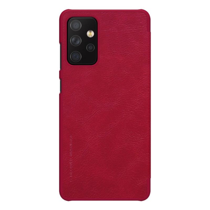 Kožené Pouzdro Na Samsung Galaxy A72 4G / A72 5G Kožený Efekt Řady Qin