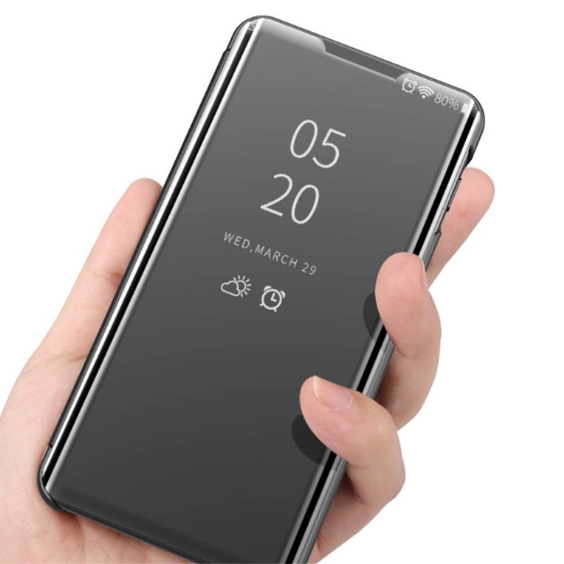 Kryt Na Samsung Galaxy A72 4G / A72 5G Flipové Pouzdro Zrcadlový Efekt