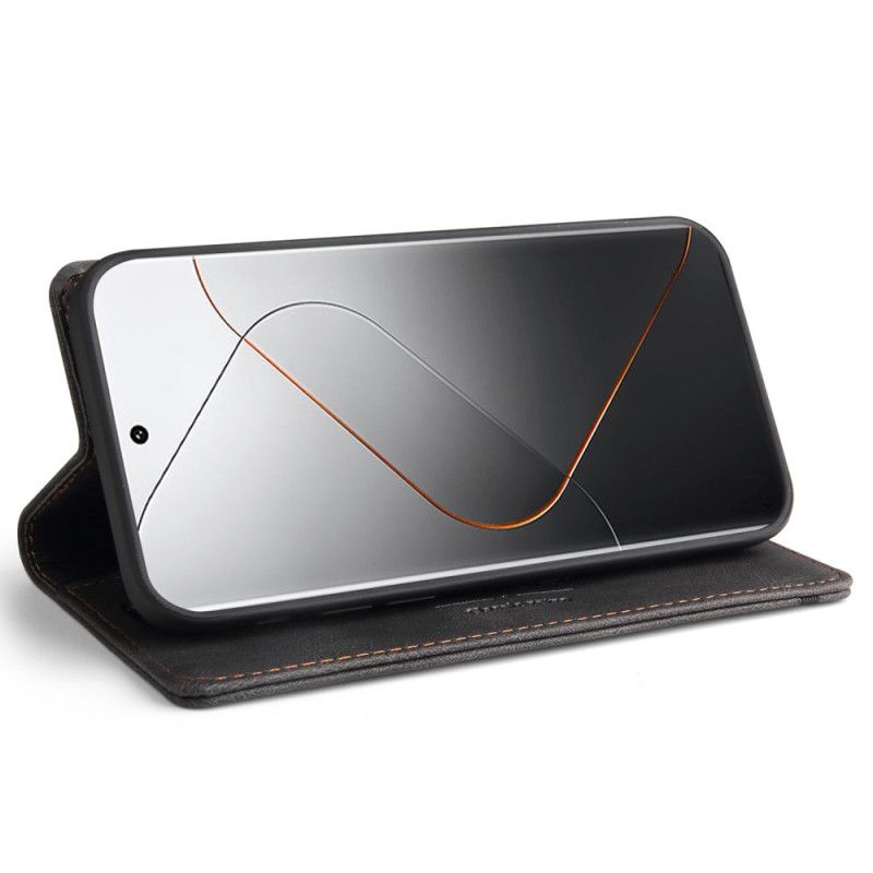 Kožené Pouzdro Folio Na Xiaomi 14 Pro Gq.utrobe