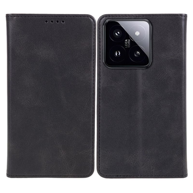 Kožené Pouzdro Xiaomi 14 Pro Kryty Na Mobil Textura Lýtka