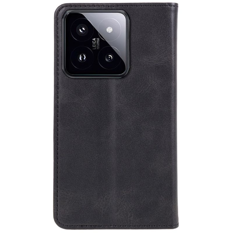 Kožené Pouzdro Xiaomi 14 Pro Kryty Na Mobil Textura Lýtka