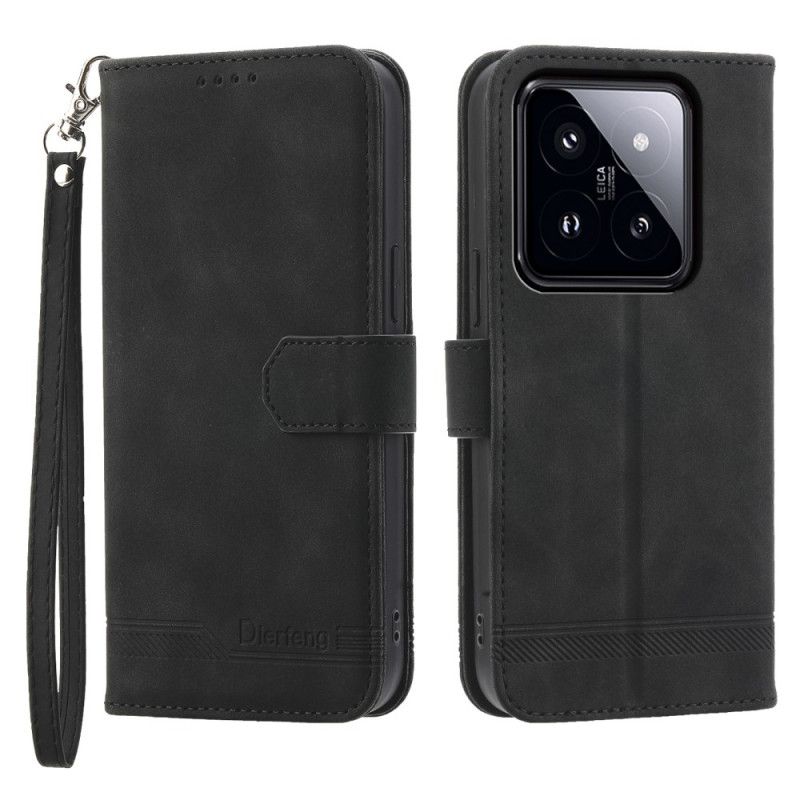 Kožený Kryt Xiaomi 14 Pro Dierfeng