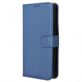 Kožený Kryt Xiaomi 14 Pro Pruhovaná Tečkovaná Textura